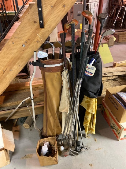 (2) Sets of Golf Clubs