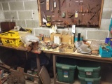 Tools, contents of work bench