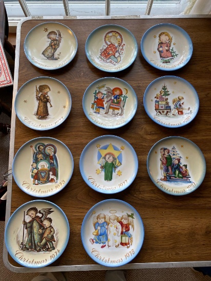 Hummel Christmas Plates 71-81