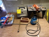 Router and table - sump pump - paint rollers