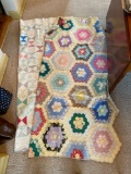 Pair of hand done quilts