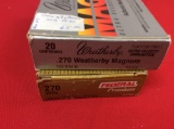 270 & 270 Weatherby Ammo