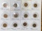 (13) Lincoln Wheat cents