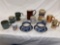 Variety of cups & mugs incl. Emory Dover Burskem, Delfts, Occupied Japan, Rosenthal Portainier