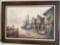 Florence signed oil/canvas, ship scene, 44 x 32 frame size.