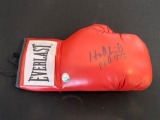 Evander Holyfield, signed boxing glove. InPerson Authentics COA #102433.