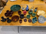 Variety of pottery.