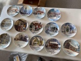 (14) Smucker's Christmas plates (1980 through1989, 1991 through 1993, & 1996).