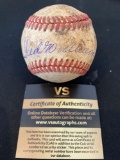 Ted Williams signed used baseball. VS Autographs COA #A15446.