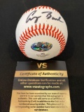 George Bush signed baseball. VS Authentic COA #A15228.