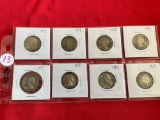 Silver Washington Quarters (8)