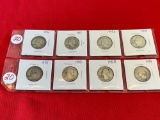 Silver Washington Quarters (8)