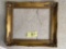 Picture frame holds 20 x 24 picture. Frame size is 27.5 x 31.5
