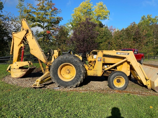 White 2-44-LL loader w/ backhoe