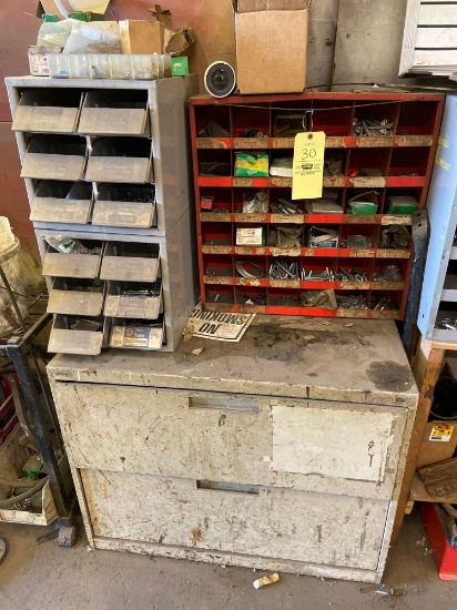 Cabinet and Hardware Bins