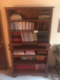 Two stacked book cases, books not included