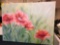 Lg canvas floral wall art