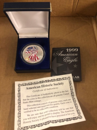 1999 American Eagle silver coin