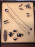 Sterling silver jewelry, earrings, pendants