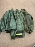 (3) Leather Jackets