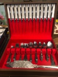 Rogers flatware set in case