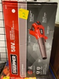 Snapper 58v leaf blower, new in box