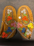 Indian beaded moccasins
