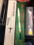 3 knives, hunting knife