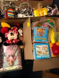 3 boxes of toys Barbie, Bratz