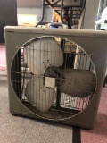 Large vintage metal fan