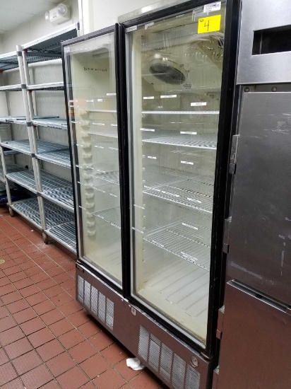 Delfield double-door refrigerator, 115v