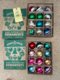2 boxes early Christmas bulbs -