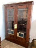 Appalachian cherry book case - glass panel door