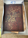 Early cutout and postcard album