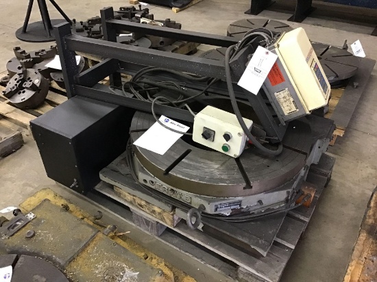 24" Troyes rotary table with digital control and pneumatic brake