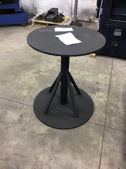 2' diameter, 29" tall rotary work table