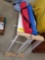 Drying rack, folding chairs, snack tray