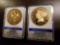 1840-D Liberty Head Half Eagle replica, 1787 Brasher Doubloon replica, Bid x 2