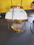 Early upsy downsy lamp, electrified