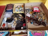 Costume jewelry, buttons