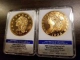 1838-C Classic Head Quarter Eagle Replica, and 1808 Capped Bust to Left Quarter Eagle Replica coins