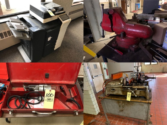 Kiko Auctioneers Auction - Printers - Tools - Pipe Threader 16692 - Pete Jr Online Auctions |