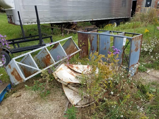 Shelving, scrap metal