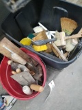 Trowels and brushes