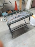 Metal decorative table