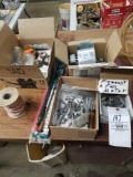 Fan motor, hardware, sprayer wands, wire wheels