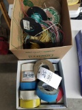 Assorted wire and tape
