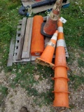 Fencing, saftey cones