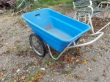High wheel garden cart