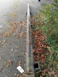 Steel flag pole, 20 ft. from old gas station in Tallmage